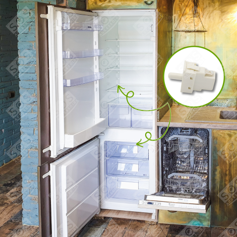 INTERRUTTORE DELLA LAMPADINA 250V FRIGORIFERO, CONGELATORE - C00269274, C00075585