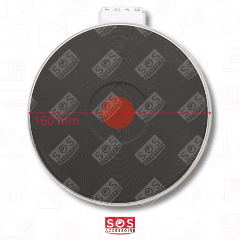 PLACCA ELETTRICA 4 MM D145 1500W PIANO COTTURA - 75X0866