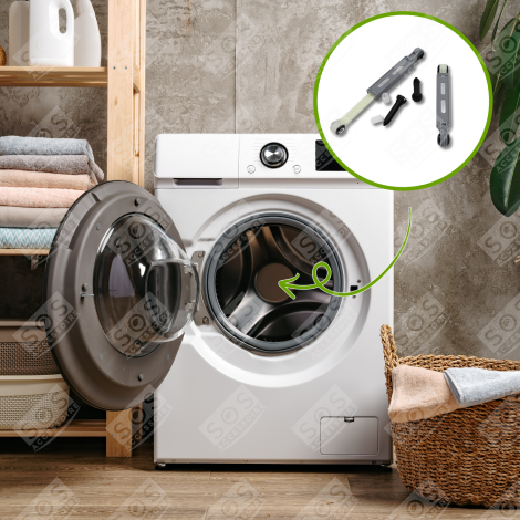 LOT DE 2 AMORTISSEURS COMPATIB LAVATRICE - 00742719, 00673541