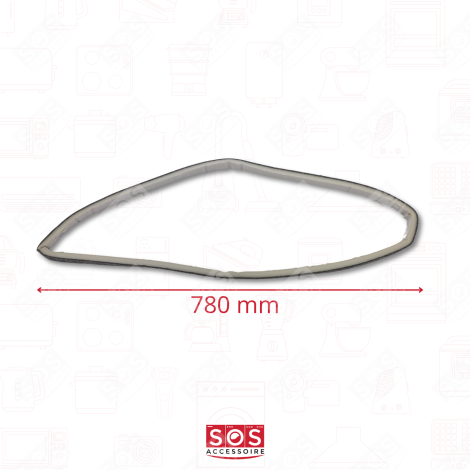 GUARNIZIONE ANTERIORE DEL TAMBURO ASCIUGATRICE - 481246668561, 481246668555