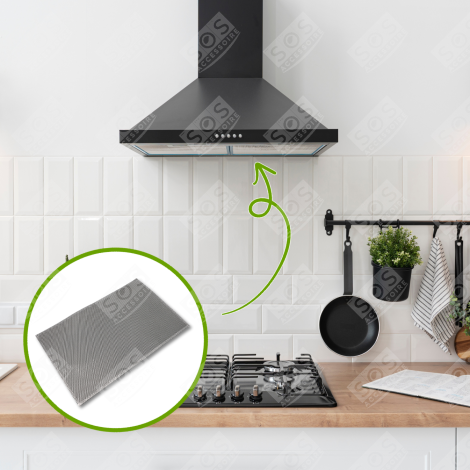 FILTRO METALLICO ANTIGRASSO (AL PEZZO) ORIGINALE CAPPA ASPIRANTE - 00460117