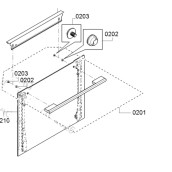 Vetro frontale (Riferimento 210)