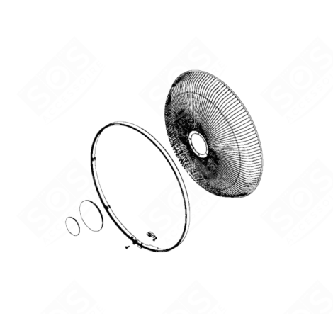 GRIGLIA ANTERIORE VARI PICCOLI ELETTRODOMESTICI - SS-1810002217
