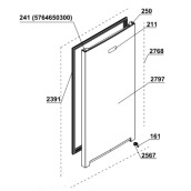 Porta (Parte frigorifero, riferimento 2768)