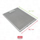 FILTRO METALLICO PER GRASSO 247X327MM CAPPA ASPIRANTE - 50293009002, 50287195007