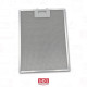FILTRO METALLICO PER GRASSO 247X327MM CAPPA ASPIRANTE - 50293009002, 50287195007