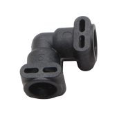 Raccordo fluido a gomito 90°