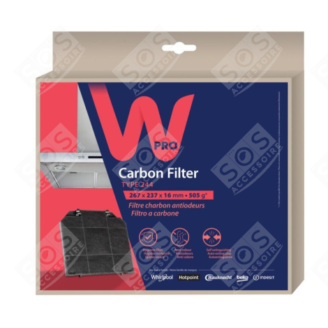 FILTRO A CARBONE TIPO 160 AMC244 ORIGINALE CAPPA ASPIRANTE - C00384658, 484000008776