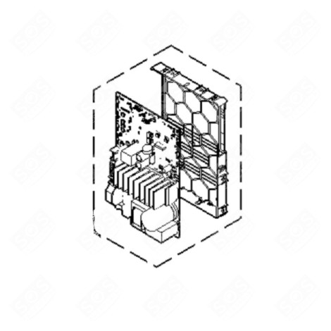 SCHEDA ELETTRONICA, MODULO DI POTENZA LAVATRICE - 11042865