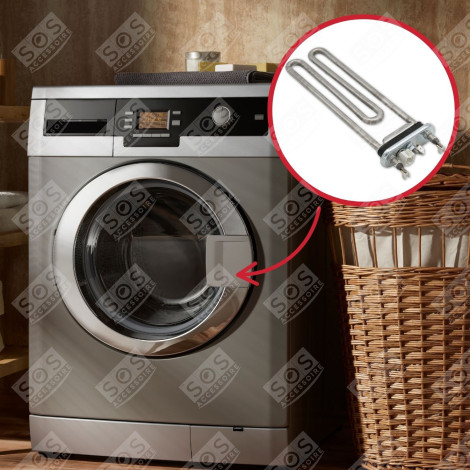 ELEMENTO RISCALDANTE + SENSORE LAVATRICE - 1321807115, 1325347001