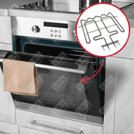 RESISTENZA GRILL SUPERIORE 2450W FORNI, FORNELLI ELETTRICI E A GAS - 481010568824, 480121101161