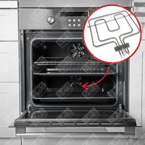 RESISTENZA A VOLTA 1400 + 1200W FORNI, FORNELLI ELETTRICI E A GAS - CA5G001A1, CA5G001B7