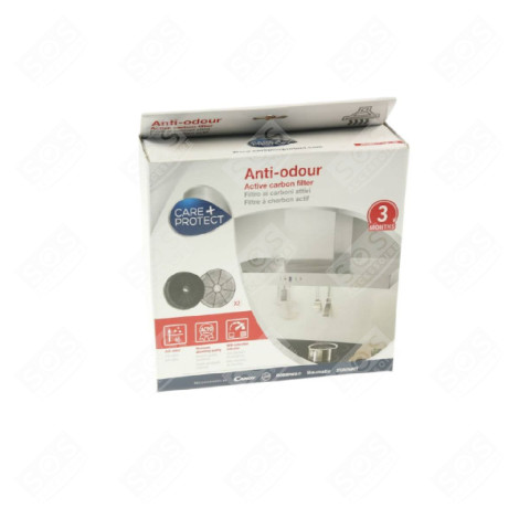 SET DI 2 FILTRI A CARBONE KFC6914 MODELLO 145 ORIGINALE CAPPA ASPIRANTE - 49011548, 35602057