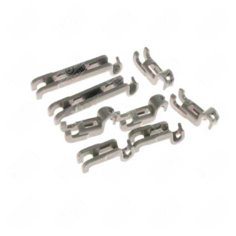 CLIPS FIXATION TIGES RABATTABLES  PANIER INFÉRIEUR X8 D'ORIGINE LAVASTOVIGLIE - 00611472