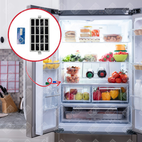 FILTRO ANTI-BATTERICO ORIGINALE MICROBAN FRIGORIFERO, CONGELATORE - C00629721, 481248048172