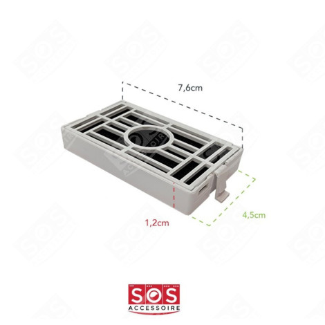 FILTRO ANTI BATTERICO FRIGORIFERO, CONGELATORE - 481248048172