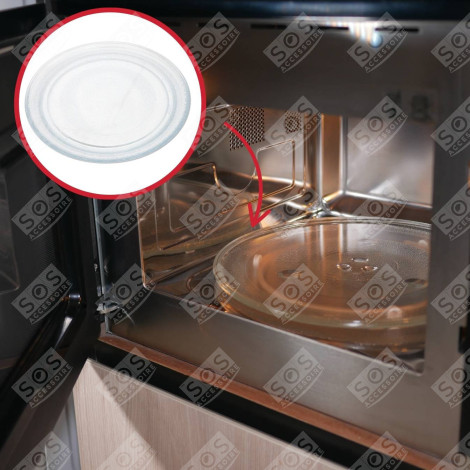 PIATTO DI VETRO FORNI A MICROONDE - A01B01, MS-5922820