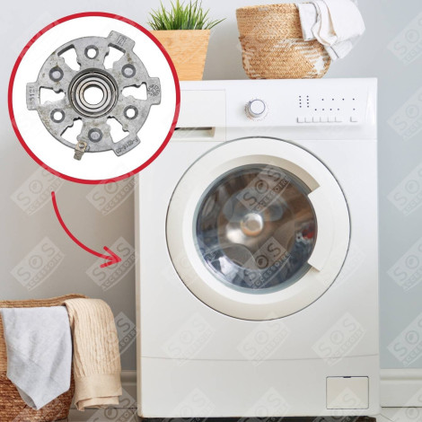 SET CUSCINETTO (ROTELLA) DESTRO O SINISTRO ORIGINALE LAVATRICE - 481231018483, C00314774