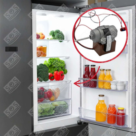 MOTORE VENTOLA FRIGORIFERO, CONGELATORE - D4612AAA21, 00601067