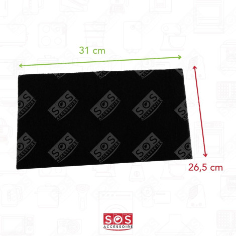 FILTRE CHARBON (À L'UNITÉ)  31 CAPPA ASPIRANTE - 74X4364