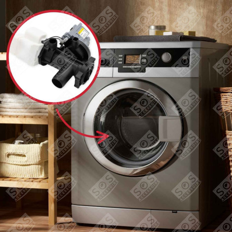 POMPA DI SCARICO LAVATRICE - 481010581330, C00374788