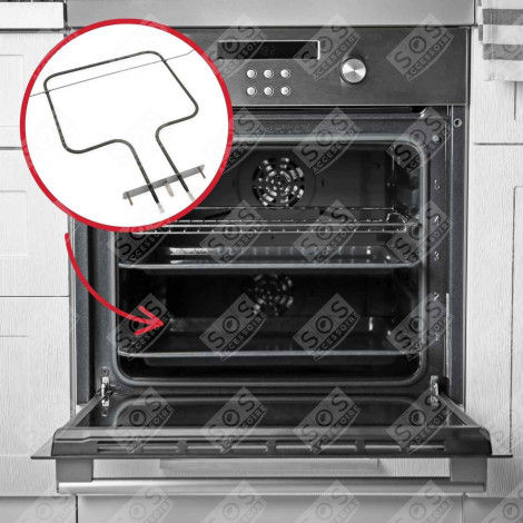 RESISTENZA GRILL 900W FORNI, FORNELLI ELETTRICI E A GAS - 481225998473