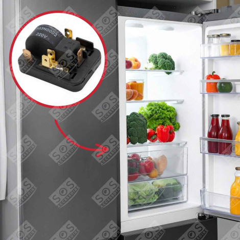 RELE DI AVVIAMENTO DANFOSS 103N0002 FRIGORIFERO, CONGELATORE - 103N0002