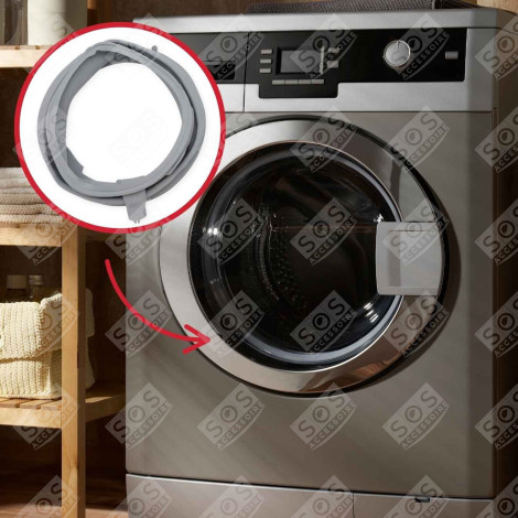 GUARNIZIONE DELL'OBLÒ (MANICOTTO) ORIGINALE LAVATRICE - 00772656