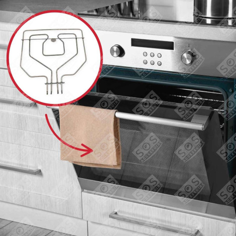 RESISTENZA DI VOLTA COMPATIBILE FORNI, FORNELLI ELETTRICI E A GAS - 00472682, 00688620