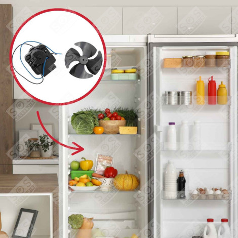 MOTEUR VENTILATEUR FRIGORIFERO, CONGELATORE - 92129063, 481936170011