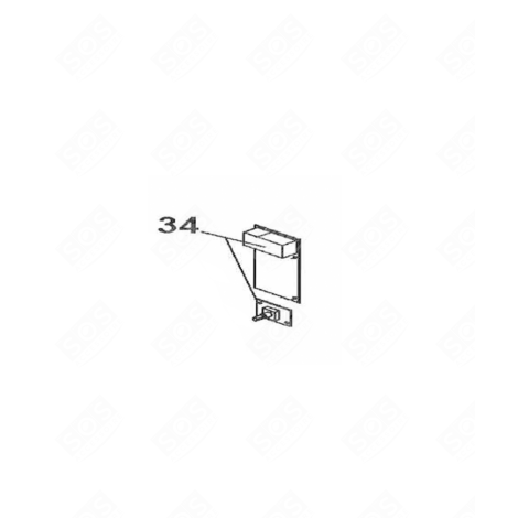 MODULE ÉLECTRONIQUE (REPÈRE 34) FORNI A MICROONDE - 49123860