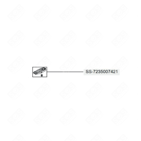 LEVIER, VERROU GRIS ASPIRAPOLVERE - SS-7235007421