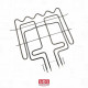 RESISTENZA GRILL 2850W FORNI, FORNELLI ELETTRICI E A GAS - 481225928873
