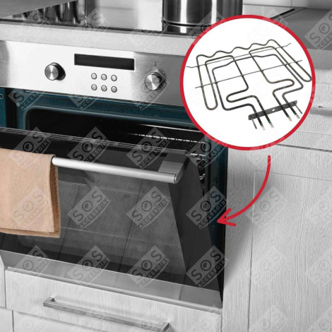 RESISTENZA GRILL 2850W FORNI, FORNELLI ELETTRICI E A GAS - 481225928873