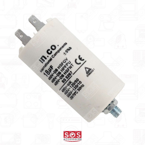 CONDENSATORE 18 MF LAVATRICE - 481912118285