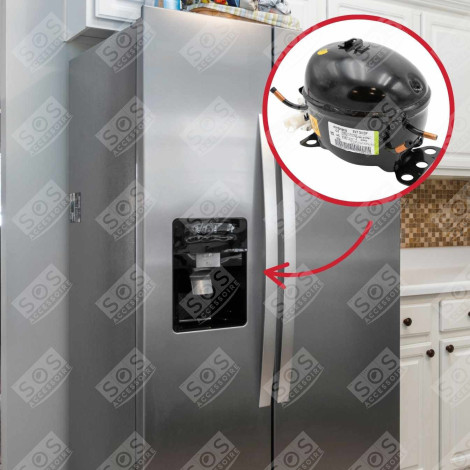 COMPRESSORE EMT30CDP R600A 1/10 HBP FRIGORIFERO, CONGELATORE - EMT30CDP