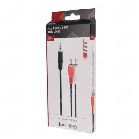 CAVO AUDIO (JACK + 2 RCA) TELEVISIONI, TELEVISORI, TV - 301525