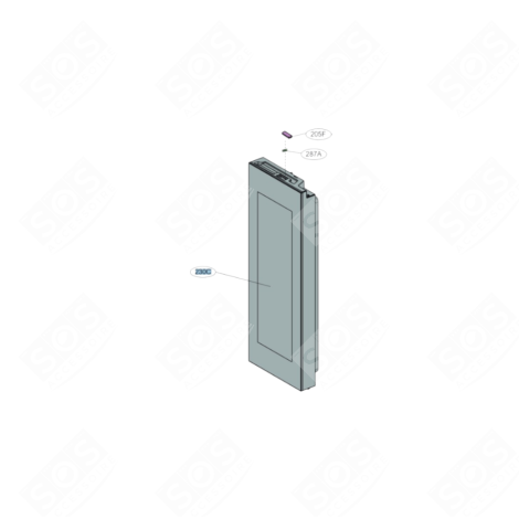 PORTE (PARTIE RÉFRIGÉRATEUR) FRIGORIFERO, CONGELATORE - ADD30046805