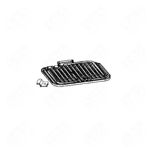 PLAQUE SUPPÉRIEURE GRILL, WOK E MACCHINA PER RACLETTE - TS-01044950