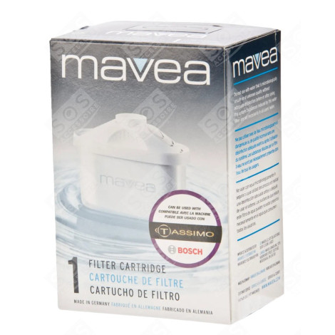 FILTRO DELL'ACQUA MACCHINA DA CAFFÃ, CAFFETTIERA - 00645884