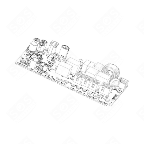 MODULE VIERGE EWX D'ORIGINE LAVATRICE - 14016628423/6