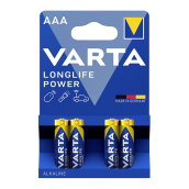 Set di 4 batterie alcaline AAA LR03