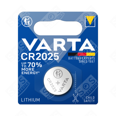 BATTERIA A BOTTONE CR2025 3V ACCESSORI E PRODOTTI - 6025101401