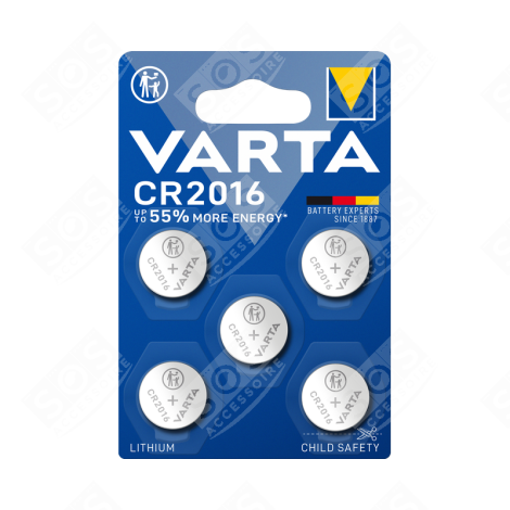 PILE BOUTON LITHIUM CR2016 ACCESSORI E PRODOTTI - 6016101415