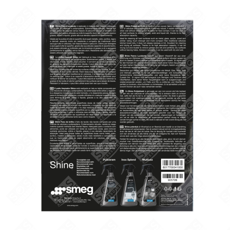 LOT DE 5 CHIFFONS LUSTRANT SHINE ACCESSORI E PRODOTTI - SHINE
