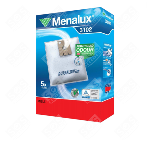 BOITE DE 5 SACS 3102 ASPIRAPOLVERE - 900196201