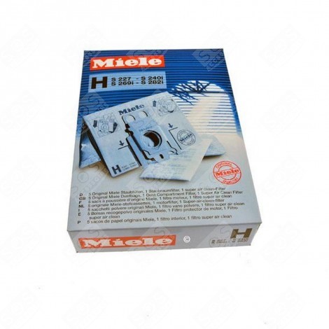 5 SACCHETTI TIPO H ASPIRAPOLVERE - 2046318