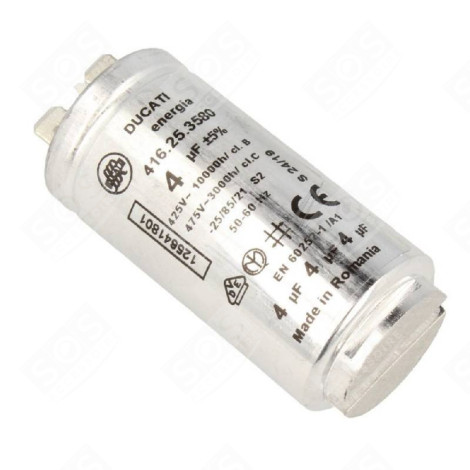 CONDENSATEUR 4MF D'ORIGINE LAVATRICE - 858125641801