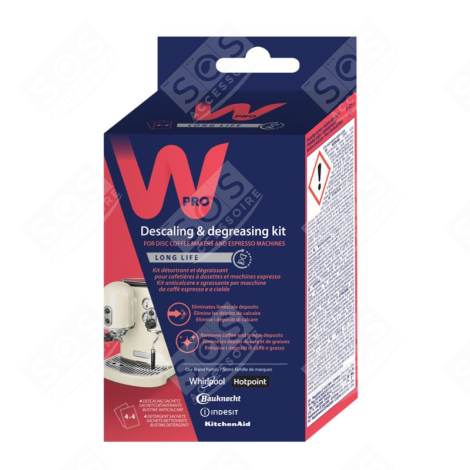KIT DÉTARTRANT DÉGRAISSANT D'ORIGINE MACCHINA DA CAFFÃ, CAFFETTIERA - C00859352