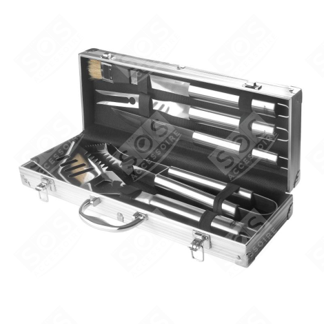 MALLETTE BARBECUE 5 PIÈCES D'ORIGINE GRILL, WOK E MACCHINA PER RACLETTE - LA60260
